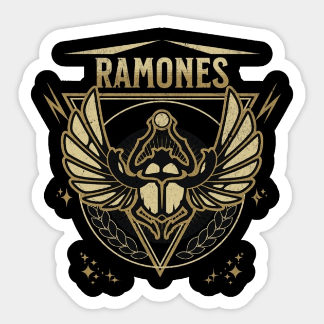 vintage wing play ramones Sticker by jekoba